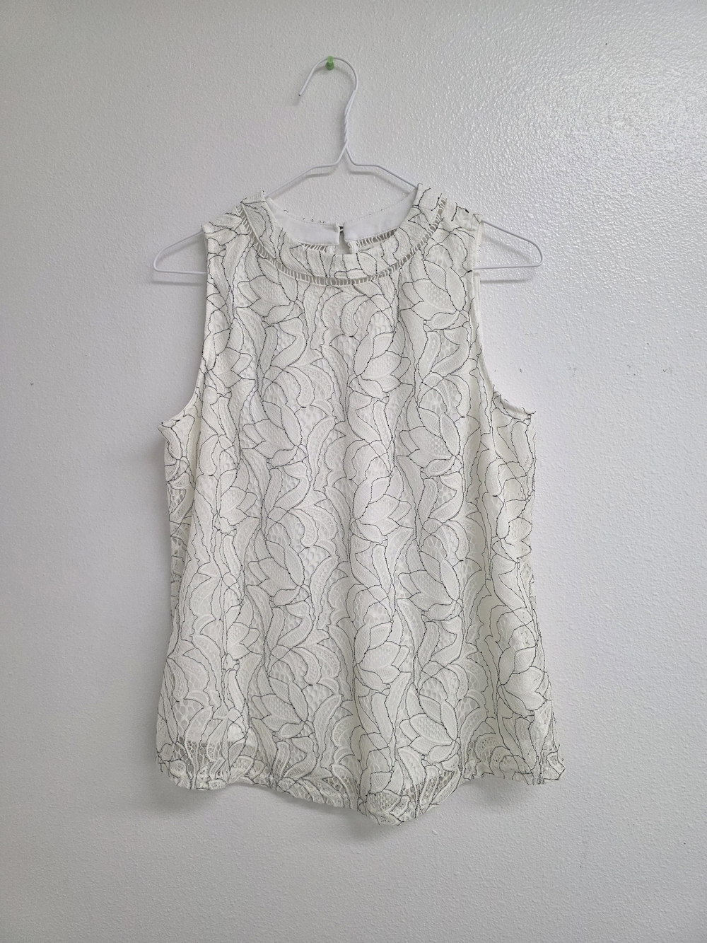 Ultra Pink Cream Lace Sleeveless Camisole (0380)